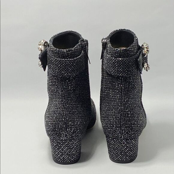 Jimmy Choo Myan Tweed Ankle Boots size 38.5 - Picture 8 of 13